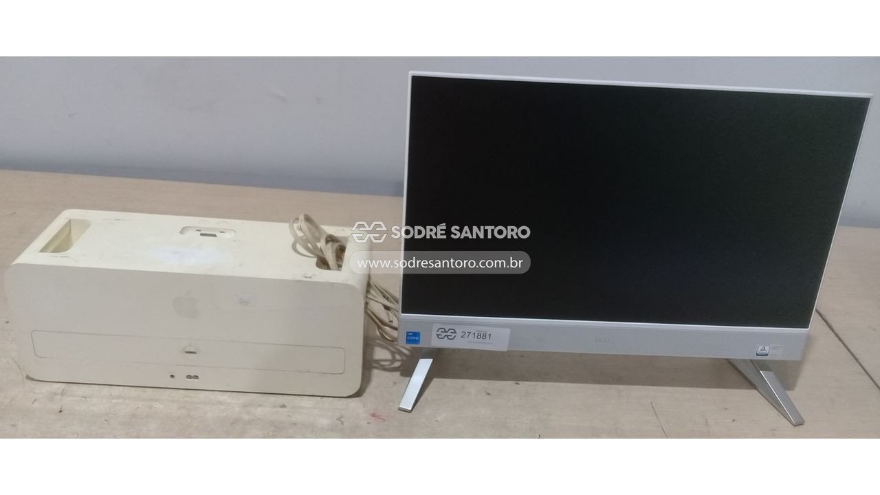 1 all in one dell inspiron e 1 caixa de som apple