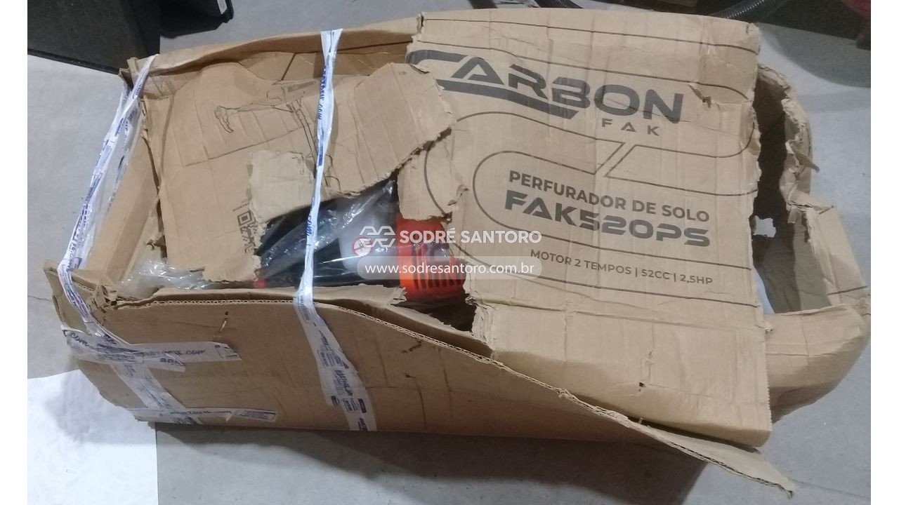 perfurador de solo carbon fak520ps