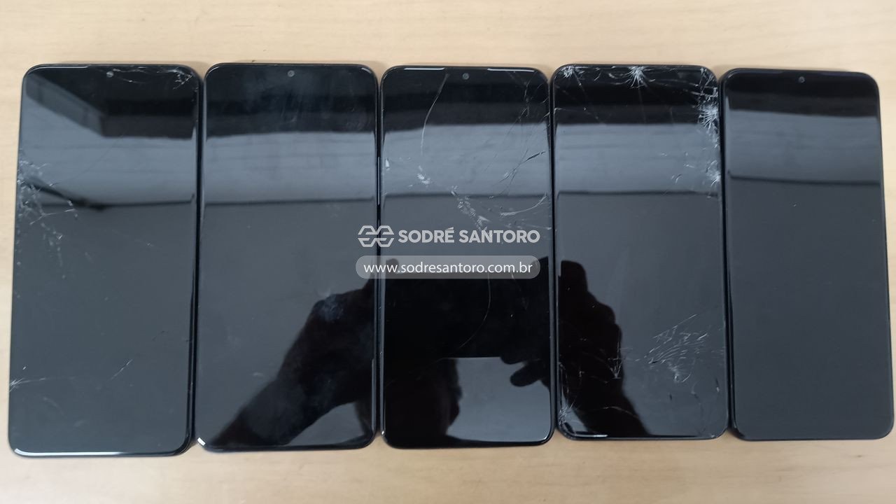 sucata de 5 smartphones tcl