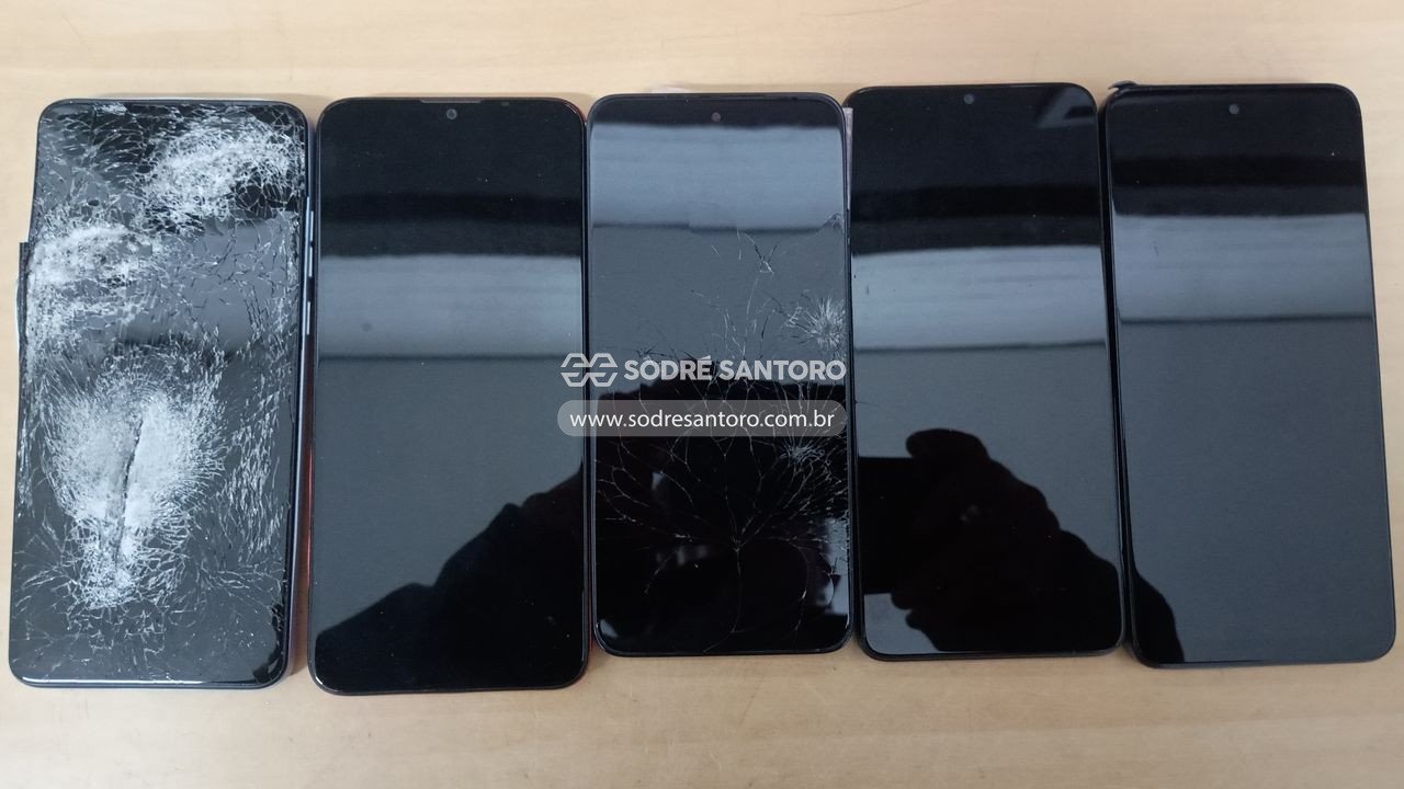 sucata de 5 smartphones motorola
