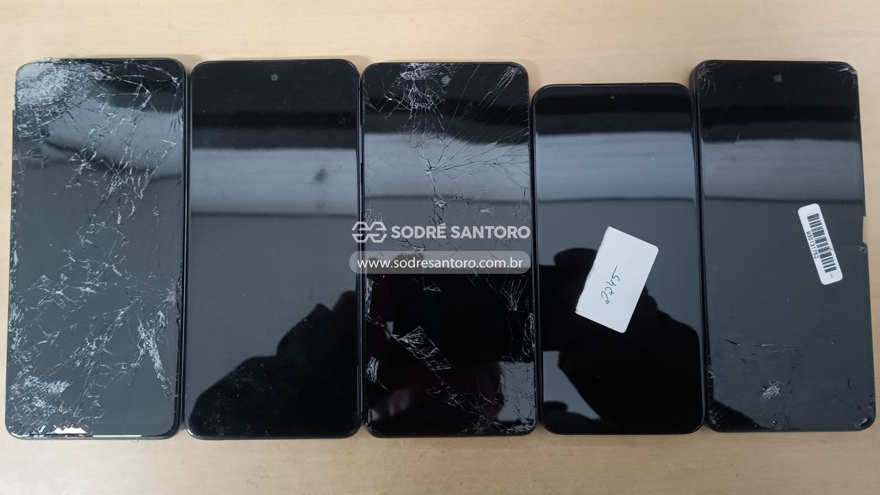 sucata de 5 smartphones motorola