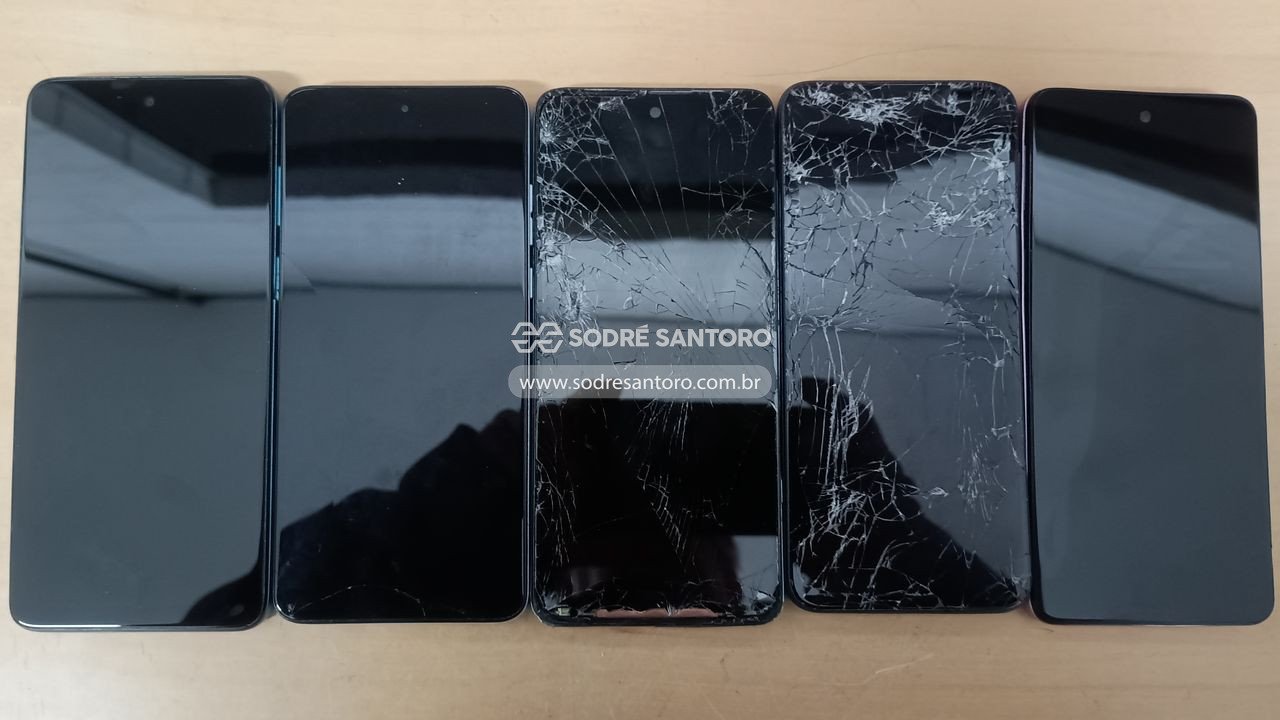 sucata de 5 smartphones motorola