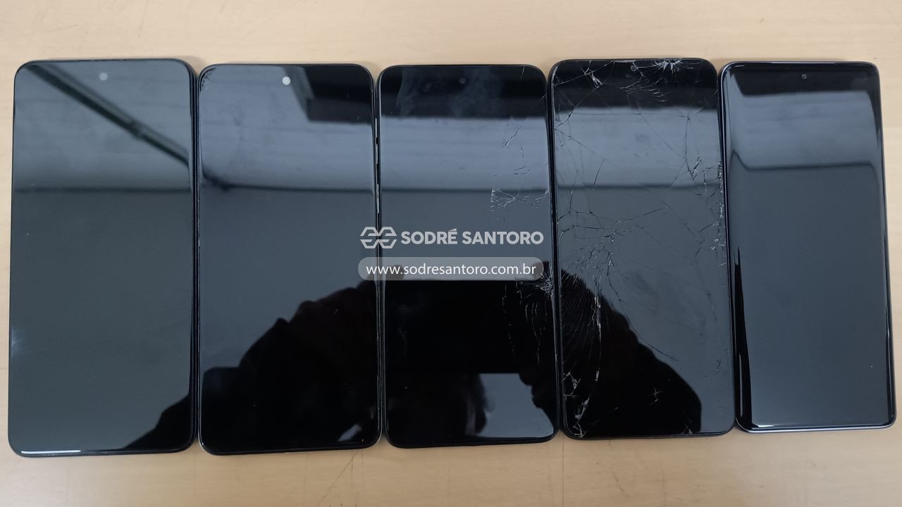 sucata de 5 smartphones motorola