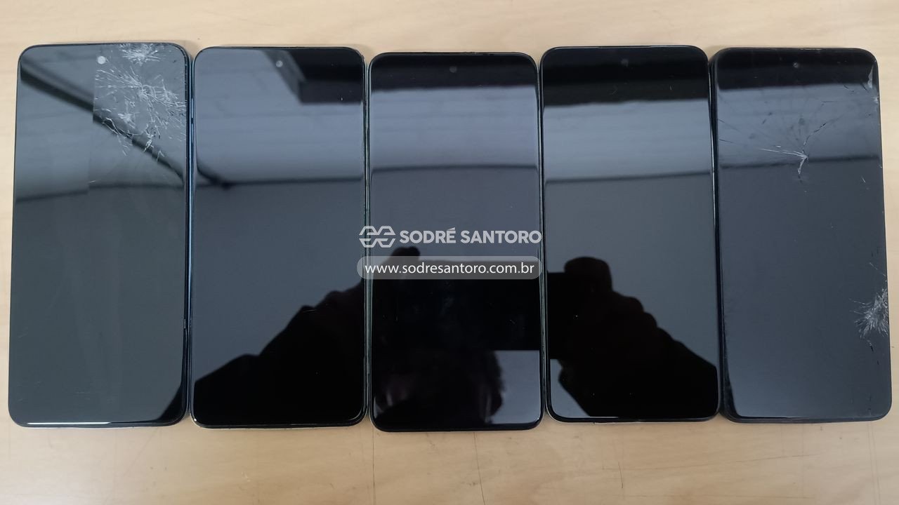 sucata de 5 smartphones motorola