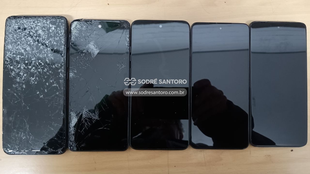 sucata de 5 smartphones motorola