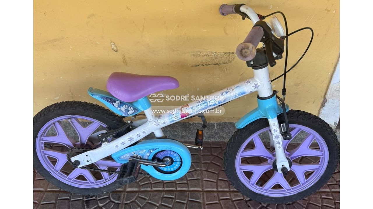 bicicleta infantil bandeirante disney frozen