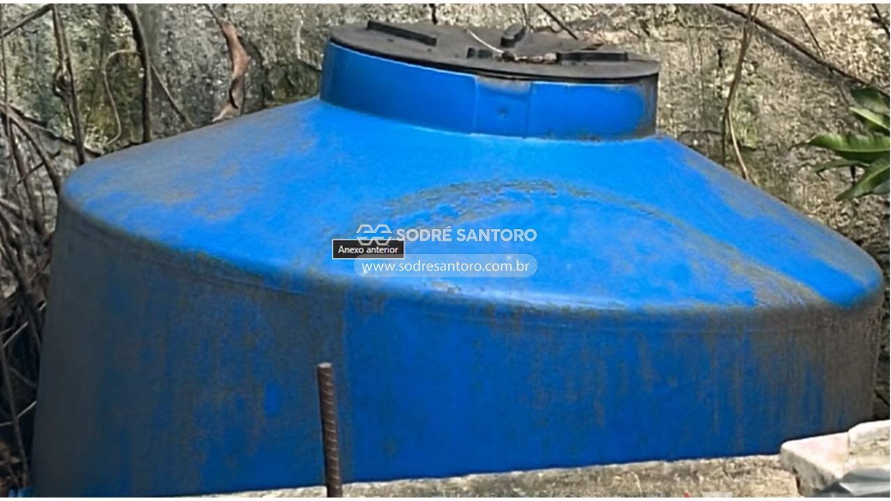 caixa de água 500l polietileno tampa encaixe azul