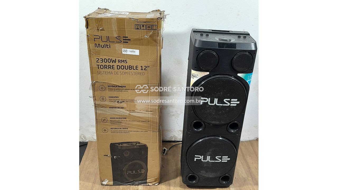 caixa acústica 2300w pulse sp508