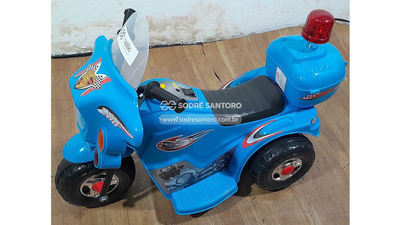 mini moto elétrica transworld motocross azul