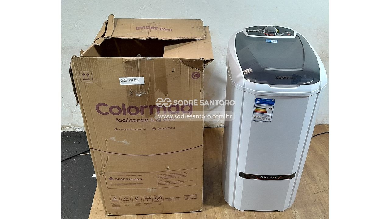 tanquinho 10kg p/ roupas colormaq lcs10a 127v