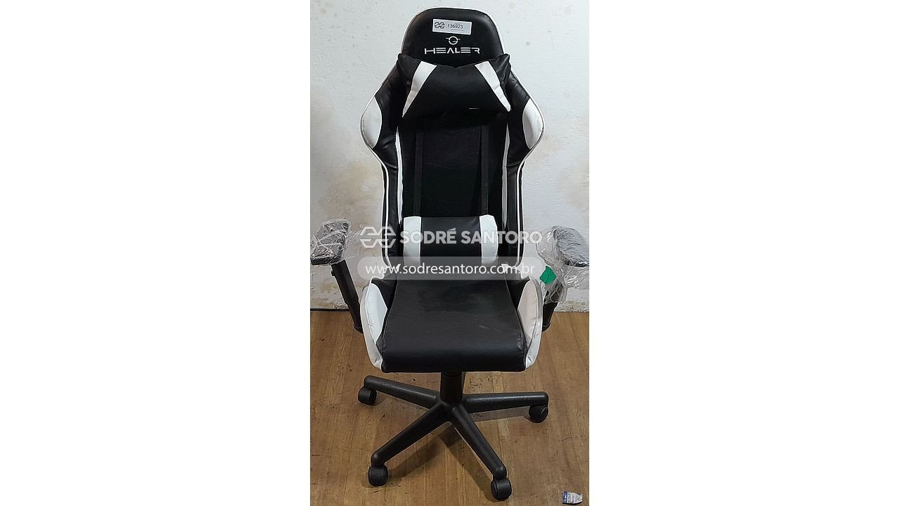 cadeira gamer giratória e rodízios healer
