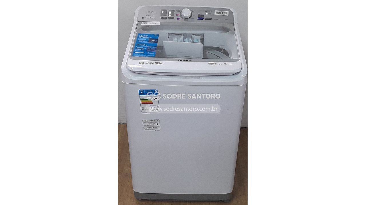 lavadora de roupas 15kg panasonic na-f150b1wa