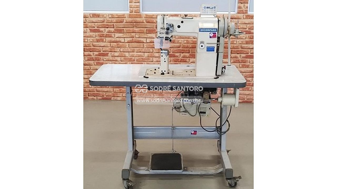 1 máquina de pesponto 1 agulha compass