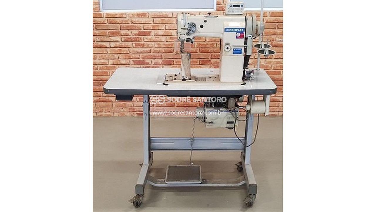 1 máquina de pesponto 1 agulha compass