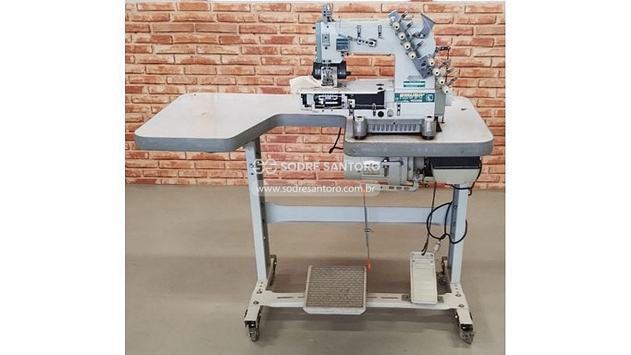 1 máquina costura p/ pregar elástico