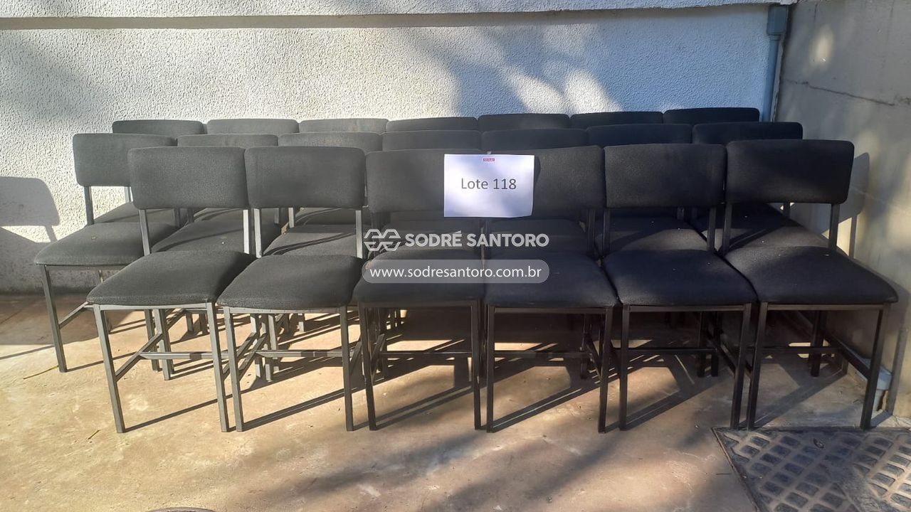 20 carteiras escolares em tecido