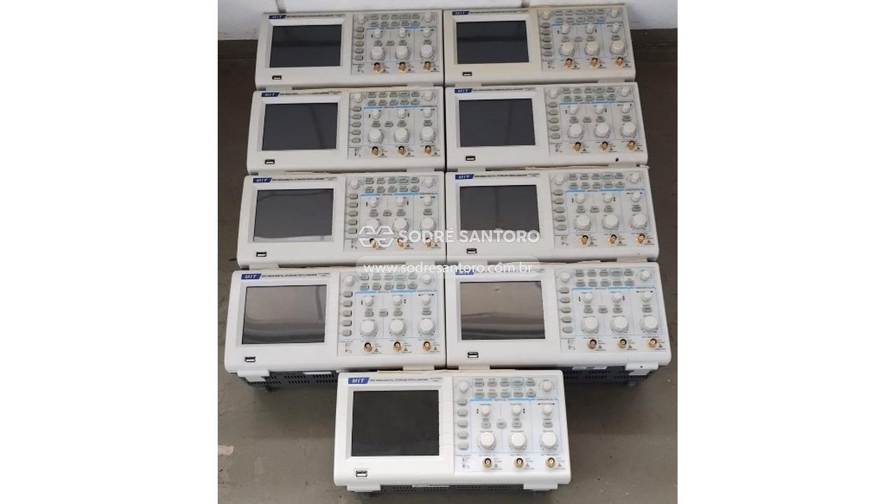 9 osciloscópios digital 60 mhz