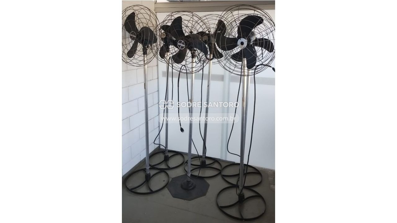 6 ventiladores pedestal/coluna