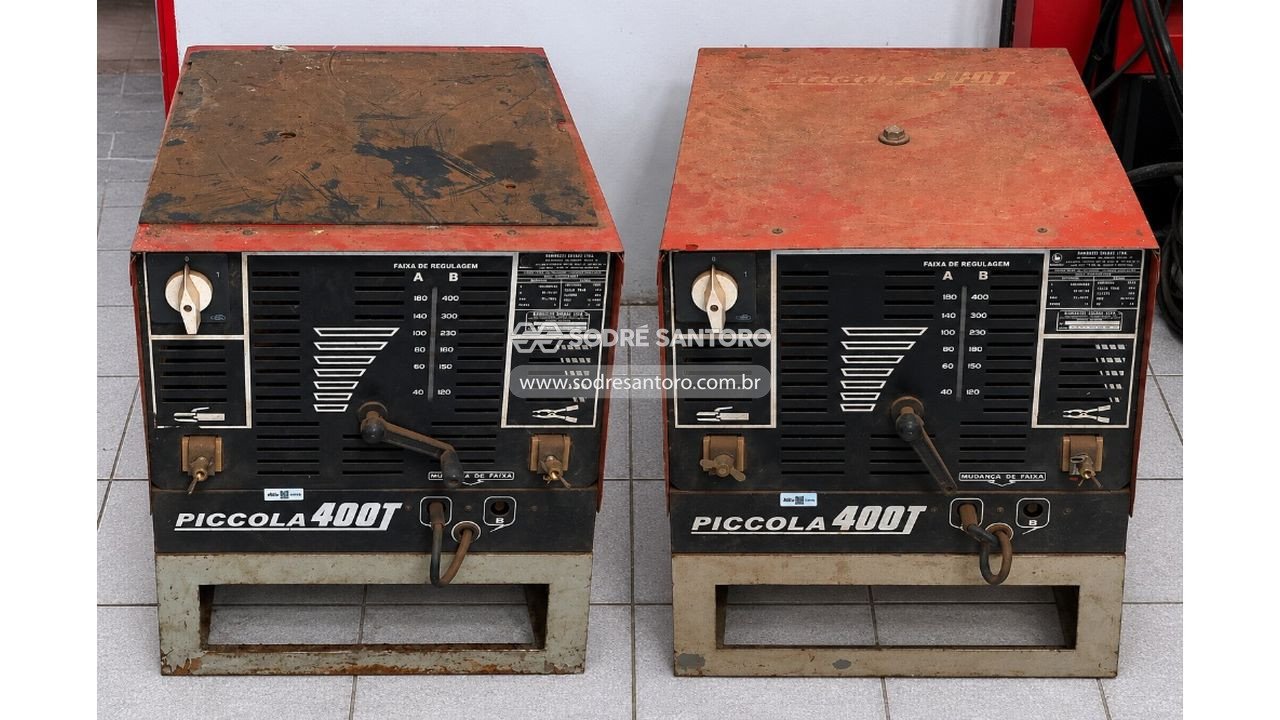 2 máquinas retificadoras solda bambozzi 400
