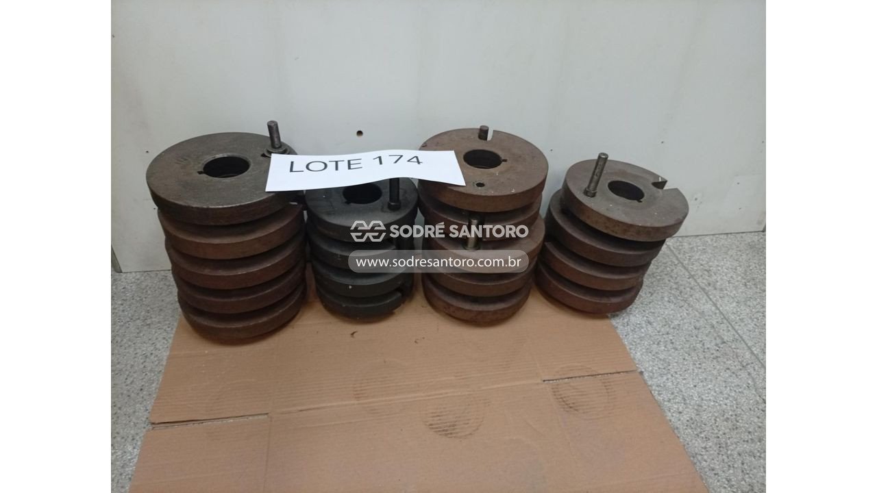 18 placas lisa torno nardini