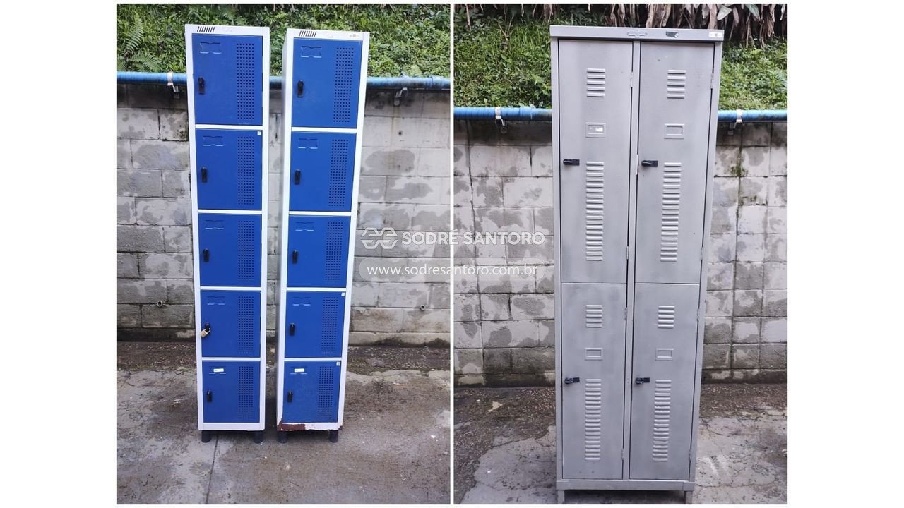 roupeiros de aço 5 portas/guarda roupas