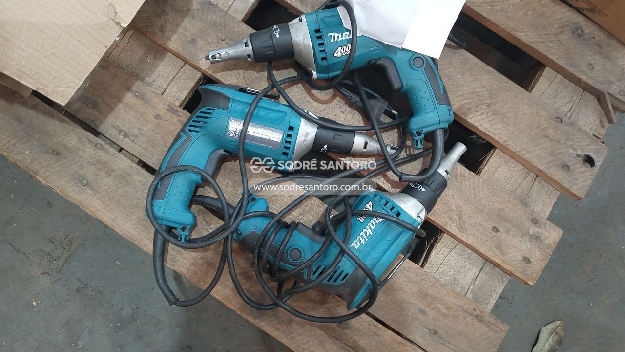 3 parafusadeiras makita