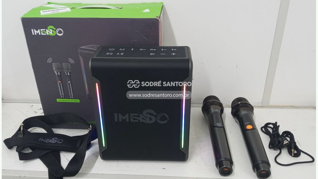 Leilão CAIXA DE SOM IMENSO IMS-X29 60W - Leilão de materiais - Sodré ...