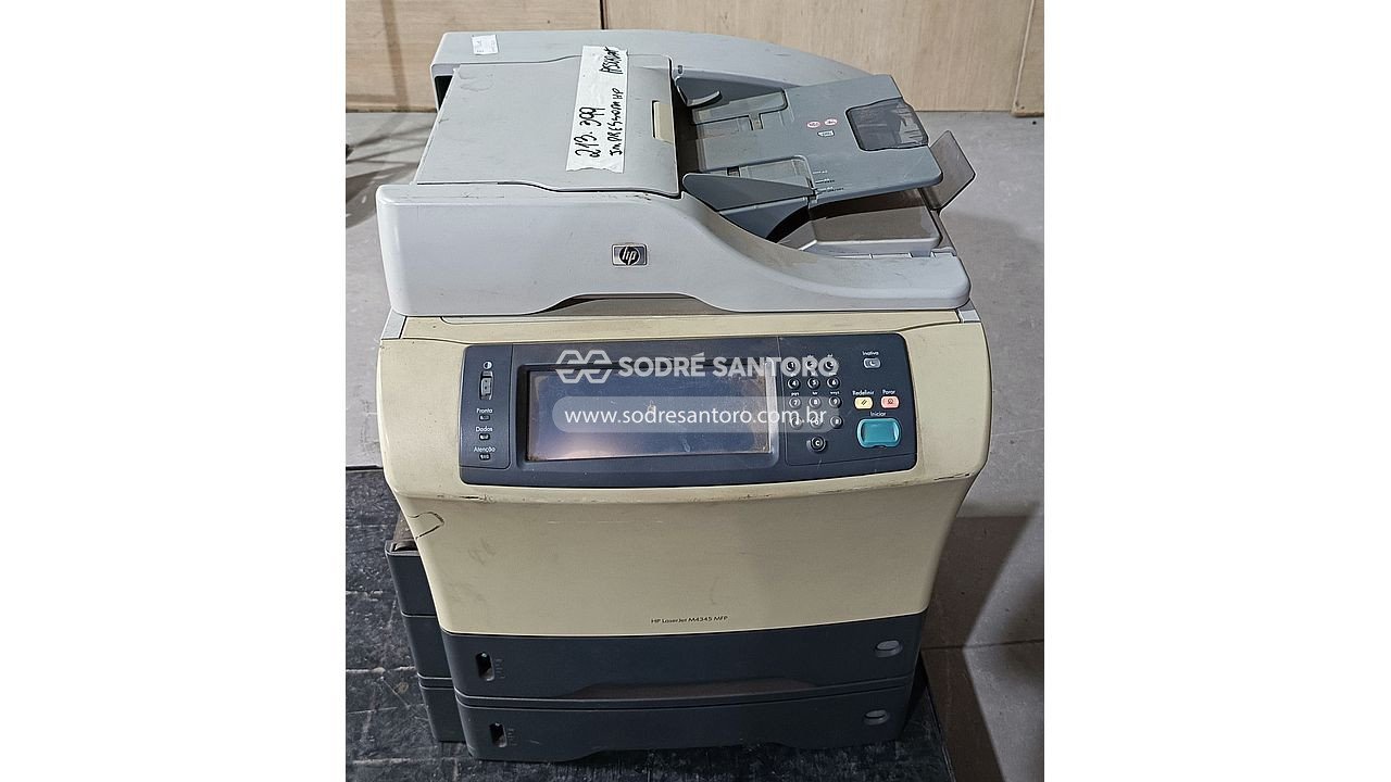 sucata de multifuncional hp laserjet m4345 mfp