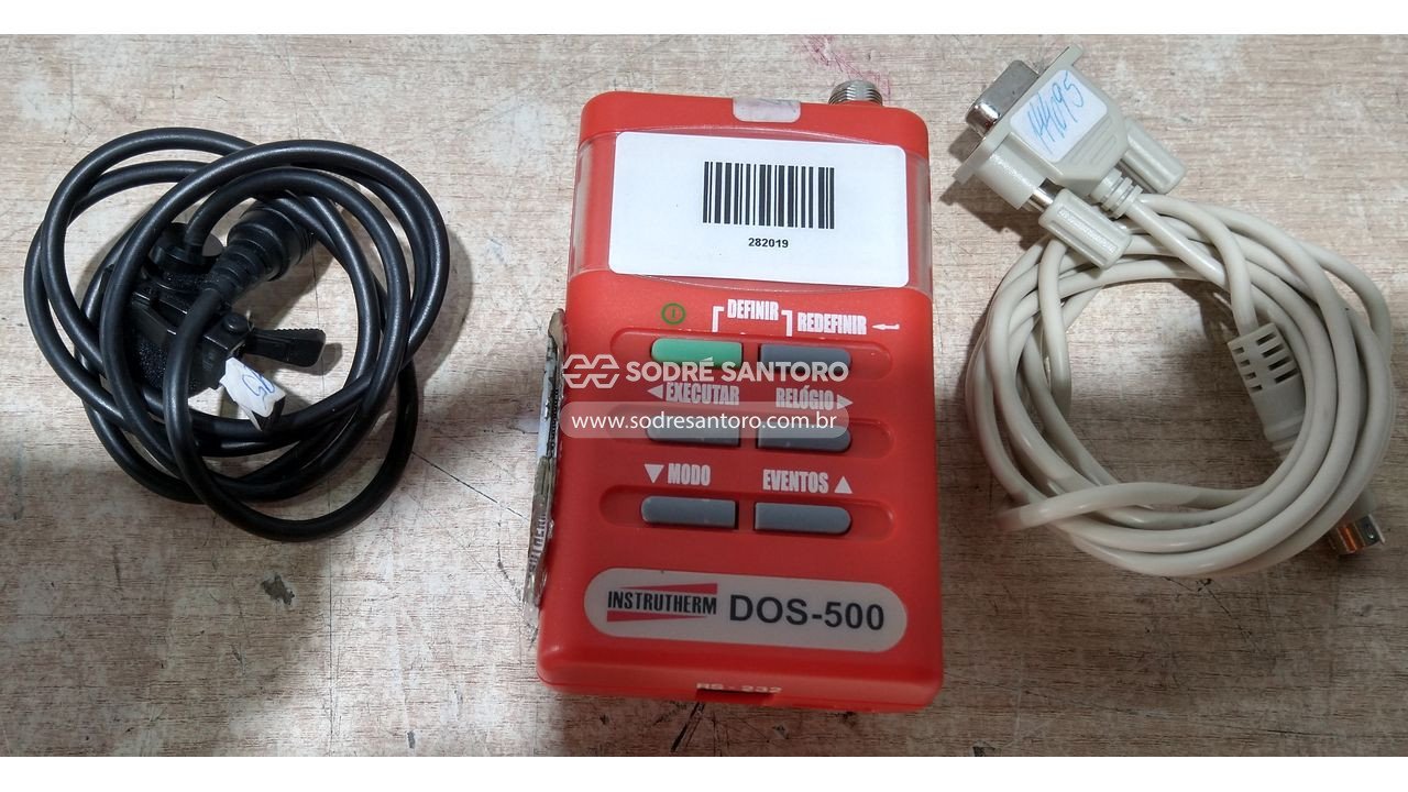dosímetro de ruído digital portátil instrutherm dos-500