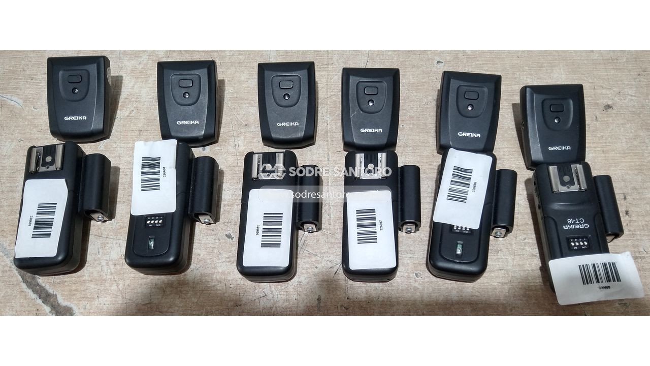 6 radios flash godox greika ct-16