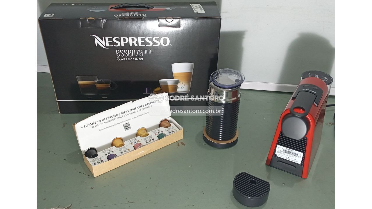 cafeteira nespresso essenza mini & aeroccino3