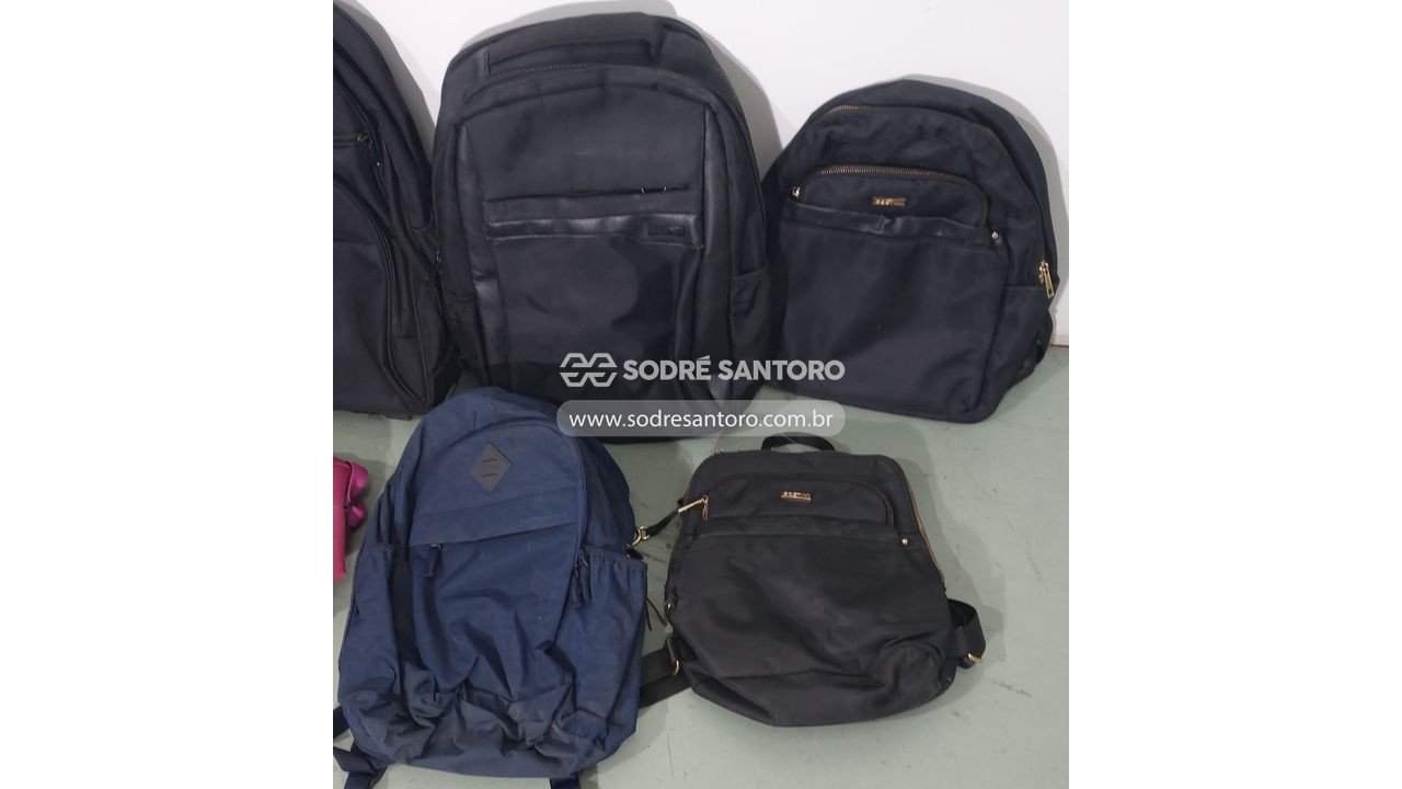 6 mochilas e 2 bolsas sestini