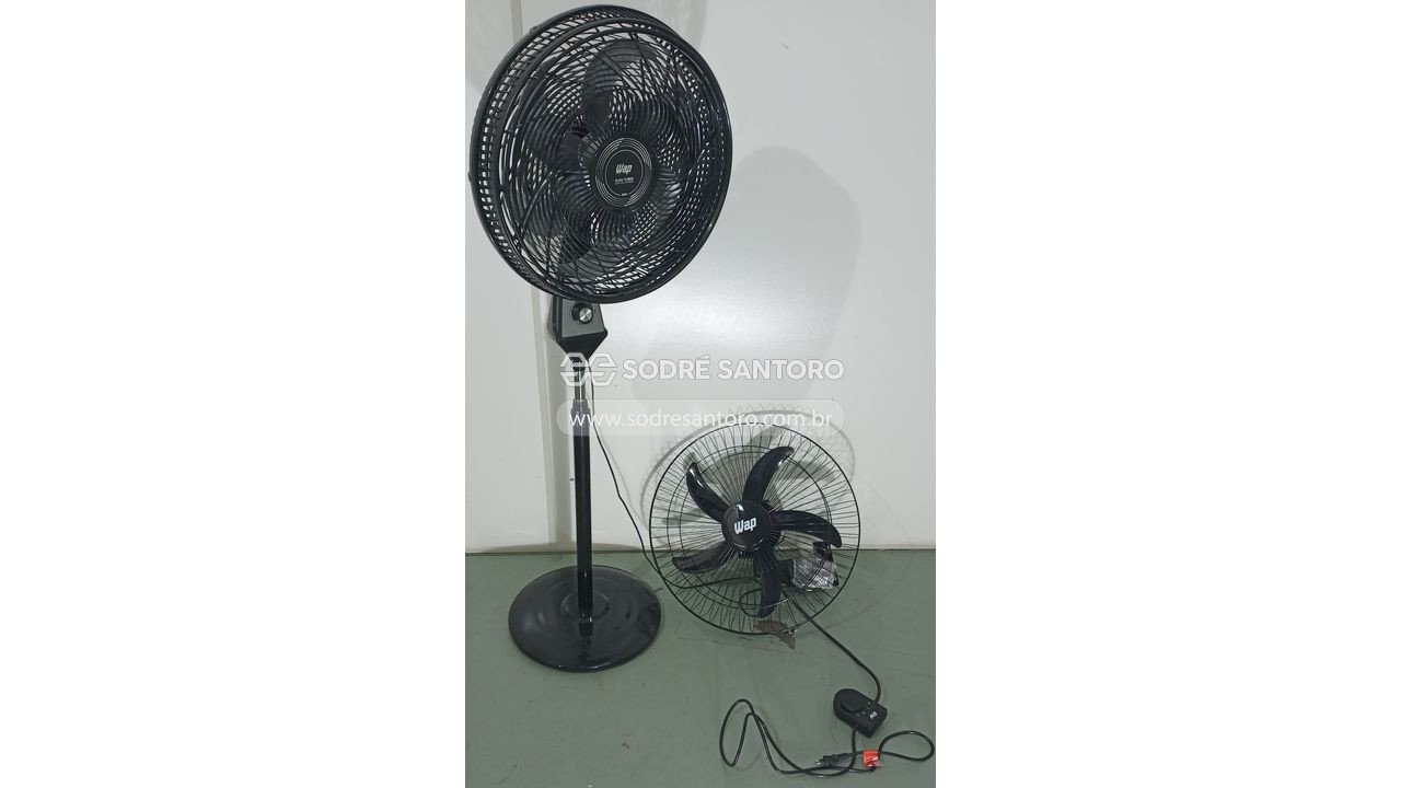 2 ventiladores wap (flow turbo / rajada pro 60)