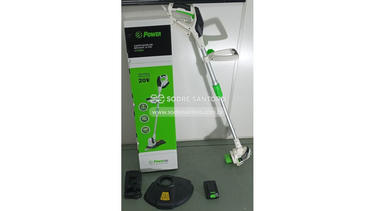 cortador de grama a fio power cf350