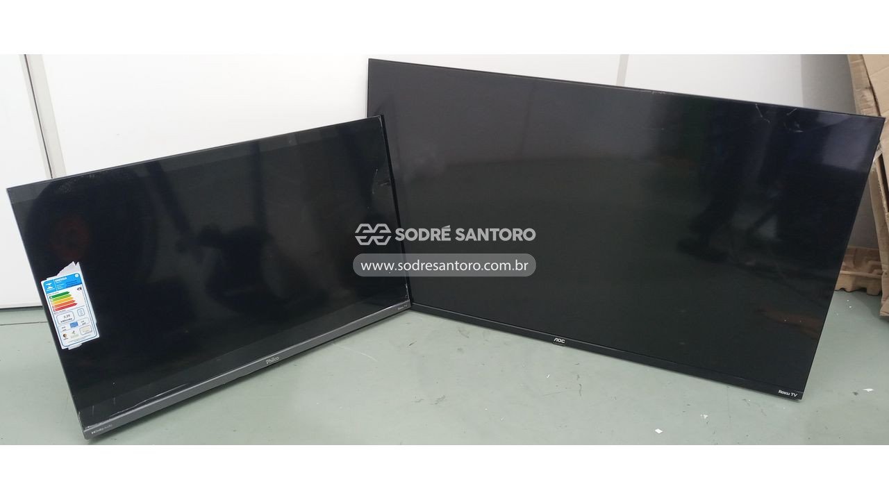 sucatas de 2 tvs (32' / 42' - philco - aoc)