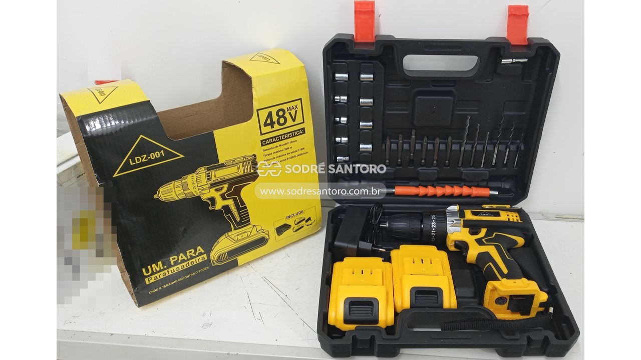 furadeira/parafusadeira ldz-001 48vmax 175w