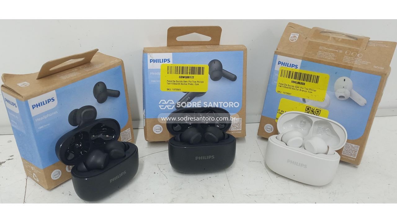 3 fones bluetooth philips