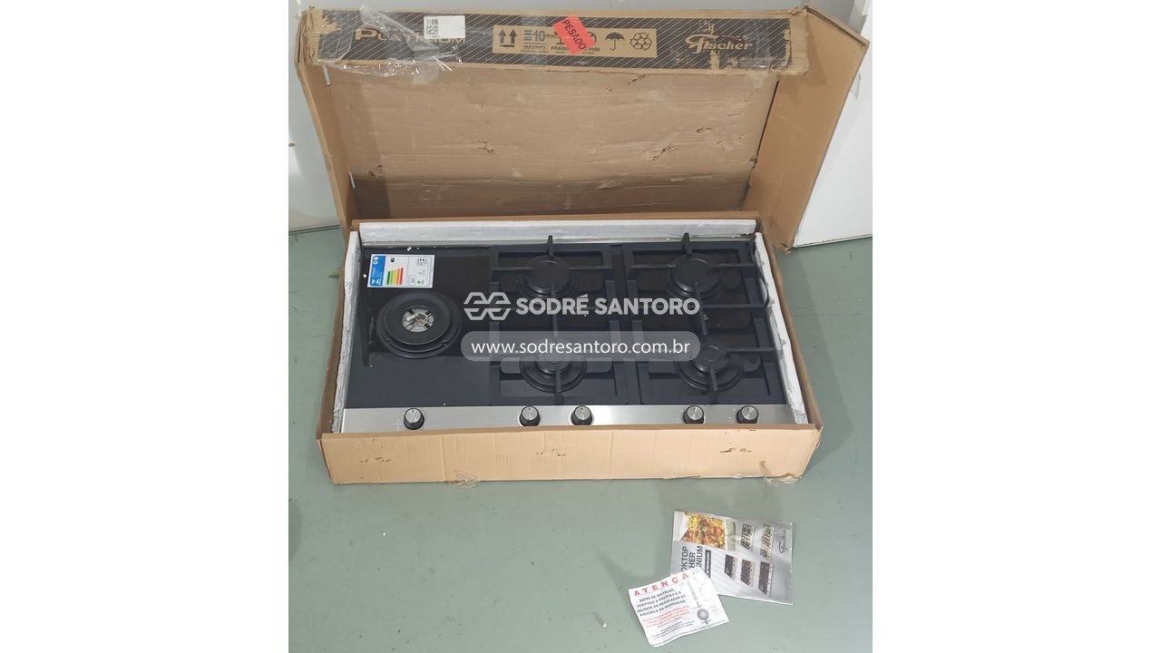 cooktop a gás 5b' fischer