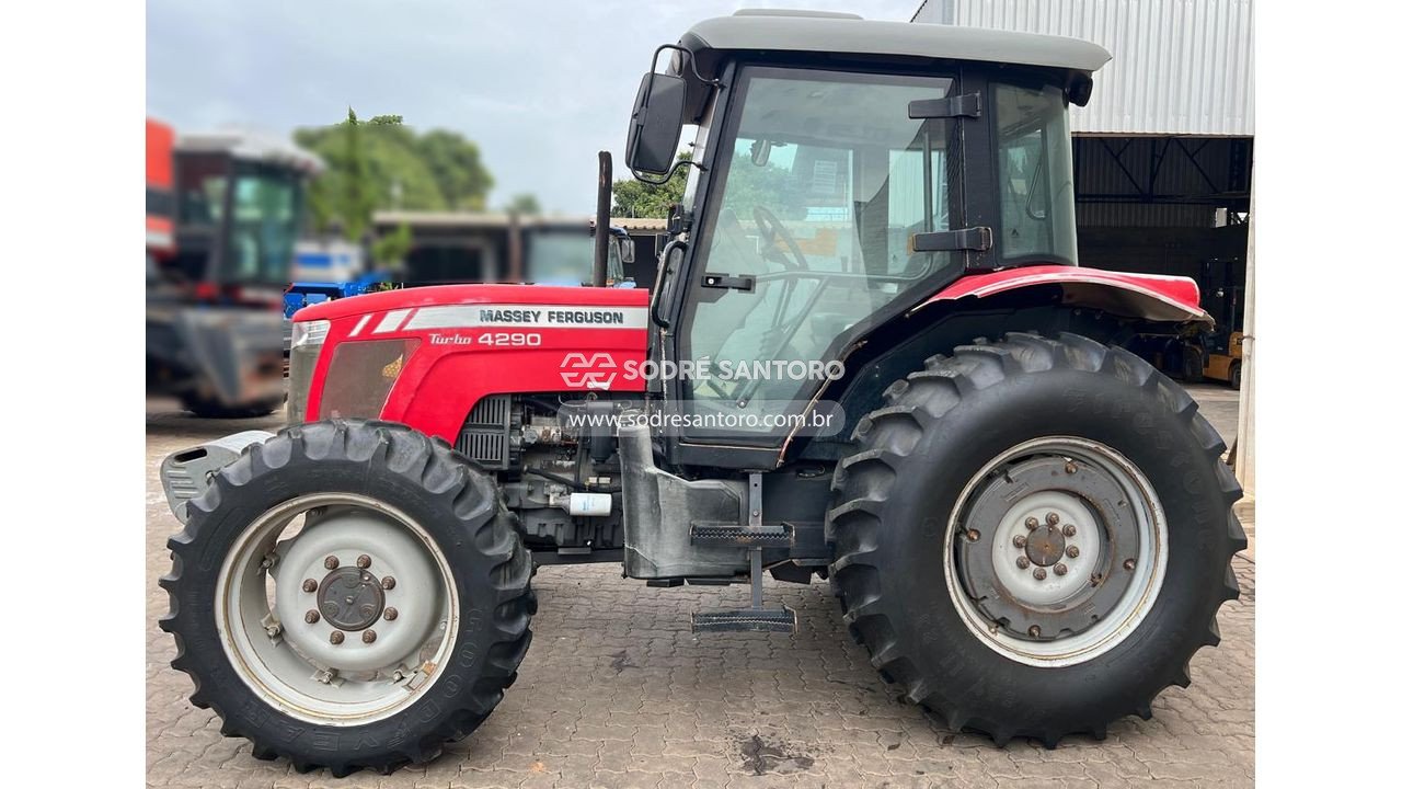 trator agrícola massey ferguson 4290 c/cabine