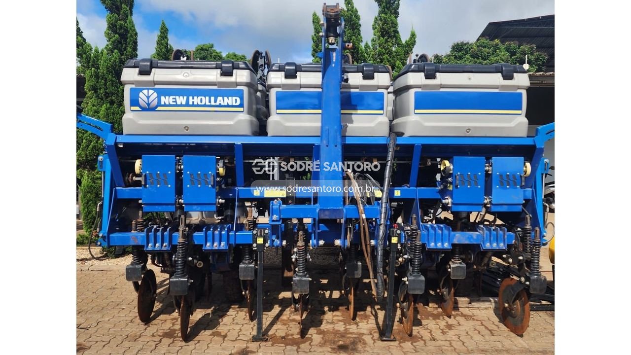 plantadeira new holland pl4009 com 8 linhas 50 cm