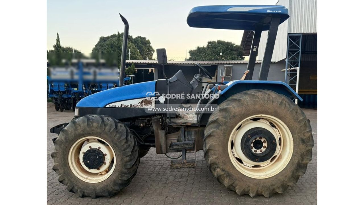 trator agrícola new holland tl85e 4x4 - 2010