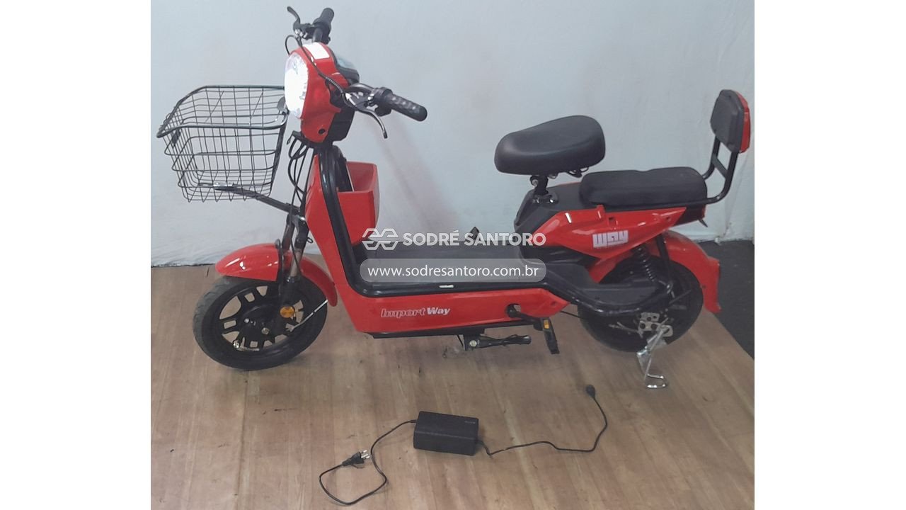 bicicleta elétrica importway com carregador
