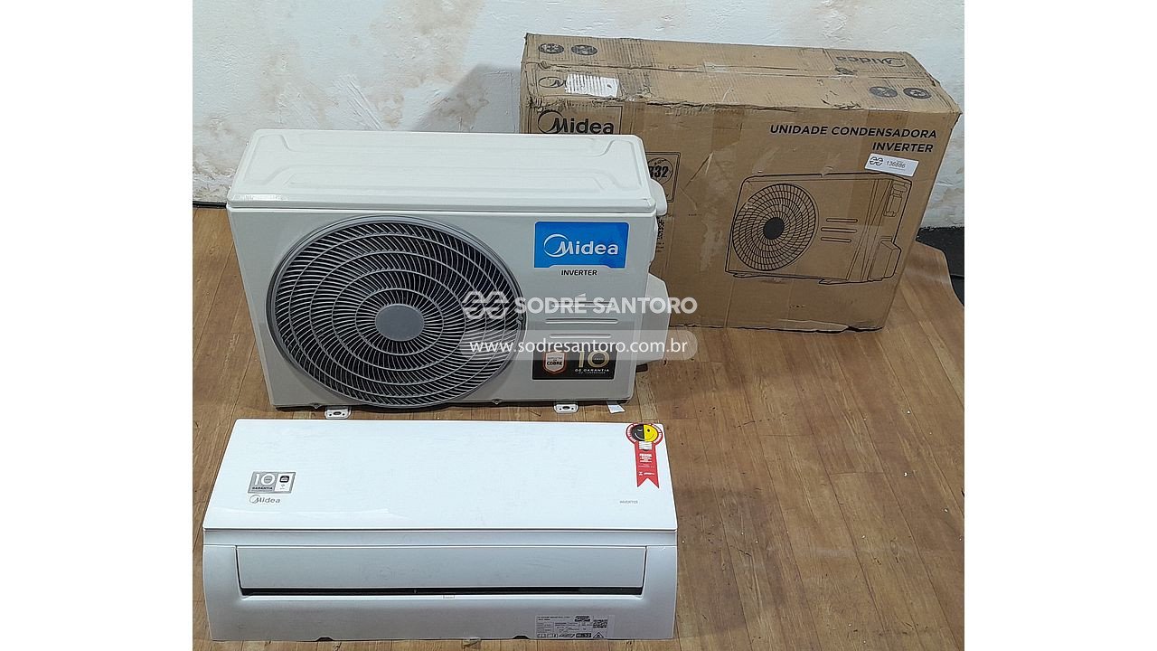 ar condicionado inverter 9.000 btu/h midea 220v