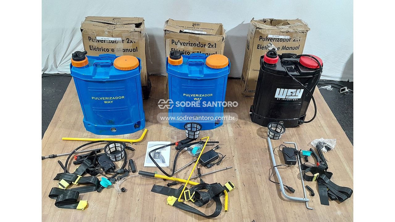 3 pulverizadores importway