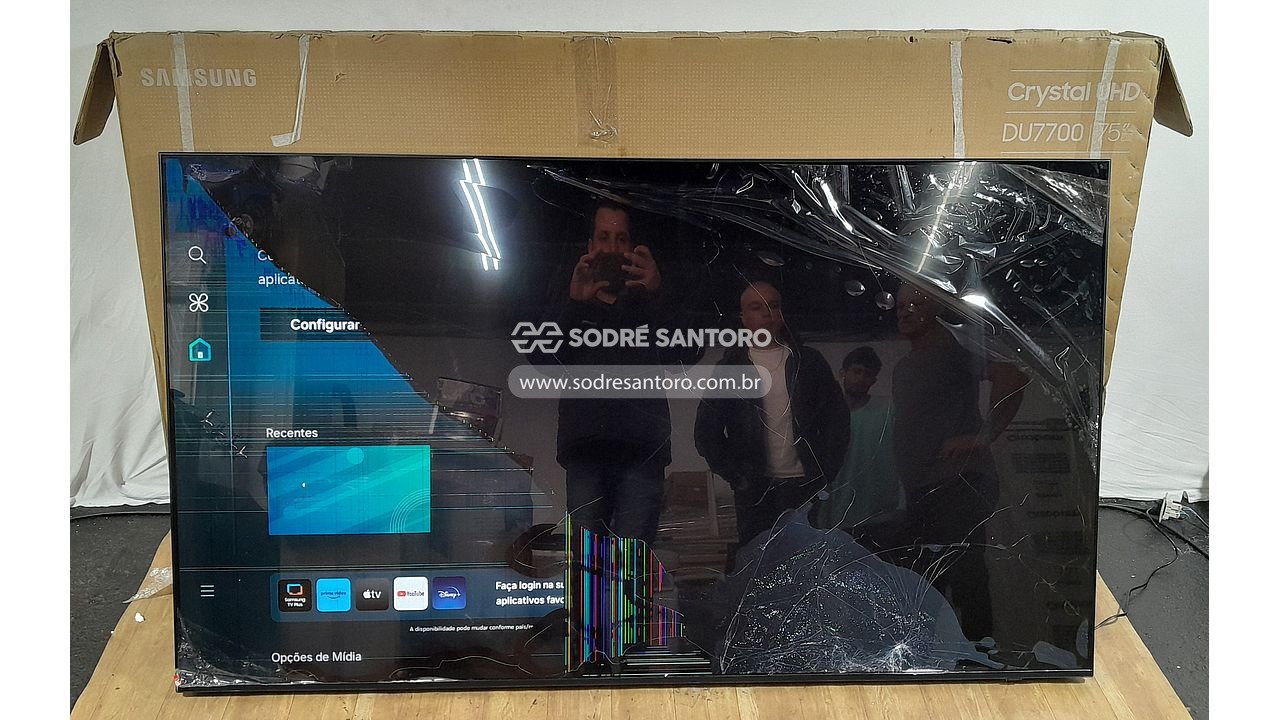 smart tv 75" samsung un75du7700gxzd