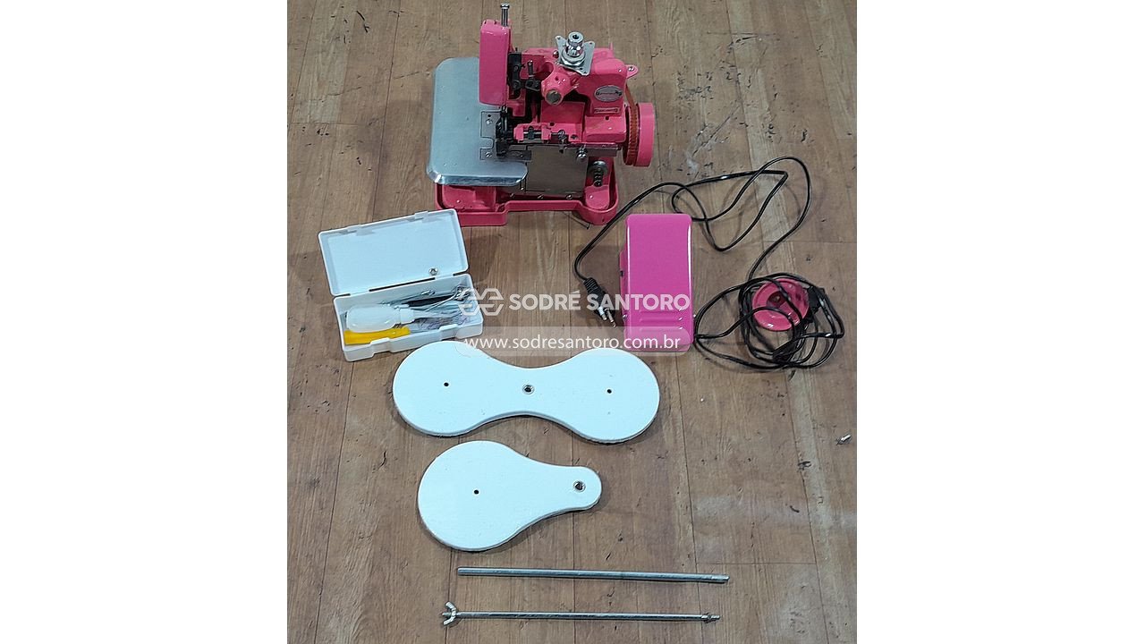 máq. de costura overlock importway iwmc-506rs2