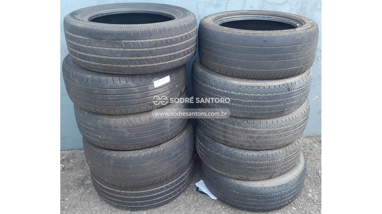 10 pneus automotivos p235/55r18 - 235/55zr18
