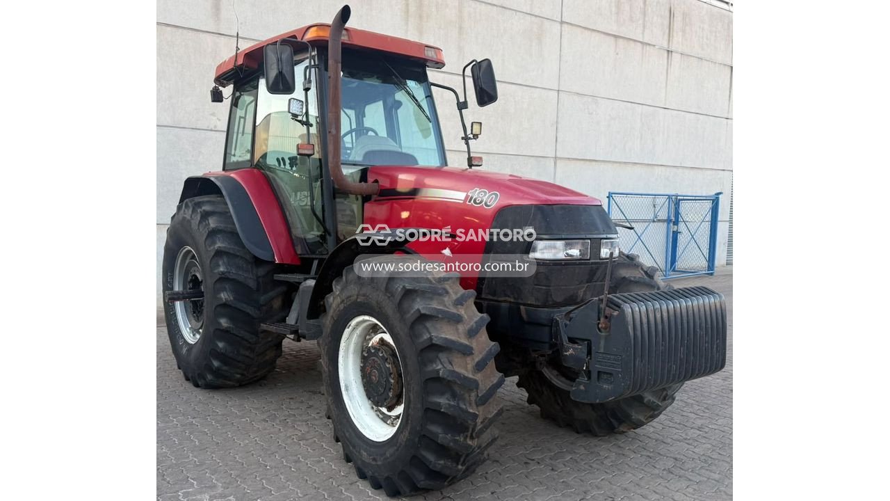 trator agrícola case mxm 180 4x4 c/cabine - 2006