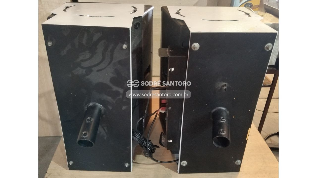 Foto 2: 2 caixas som fz 102a (1 c/ amplificador cygnus)