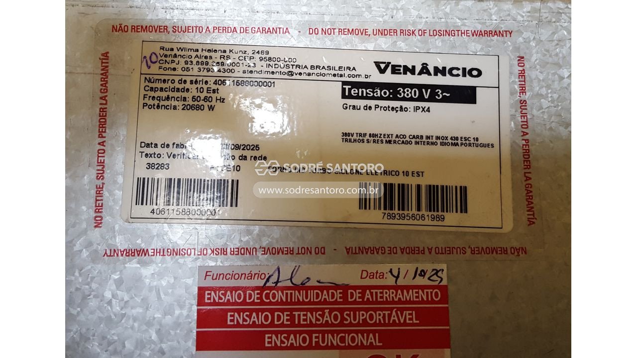 Foto 8 de 8: sucata de forno industrial cicone 40611588000001